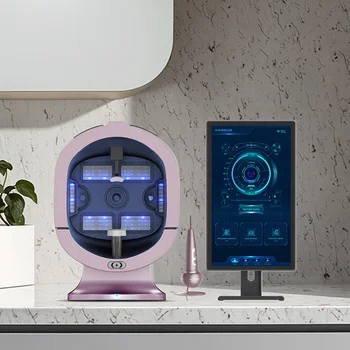 2025factory Stocks Ai Skin Analyzer Mirror 3d Machine Best Evaluating Skin Wrinkles Acne Pigmentation Pore Texture