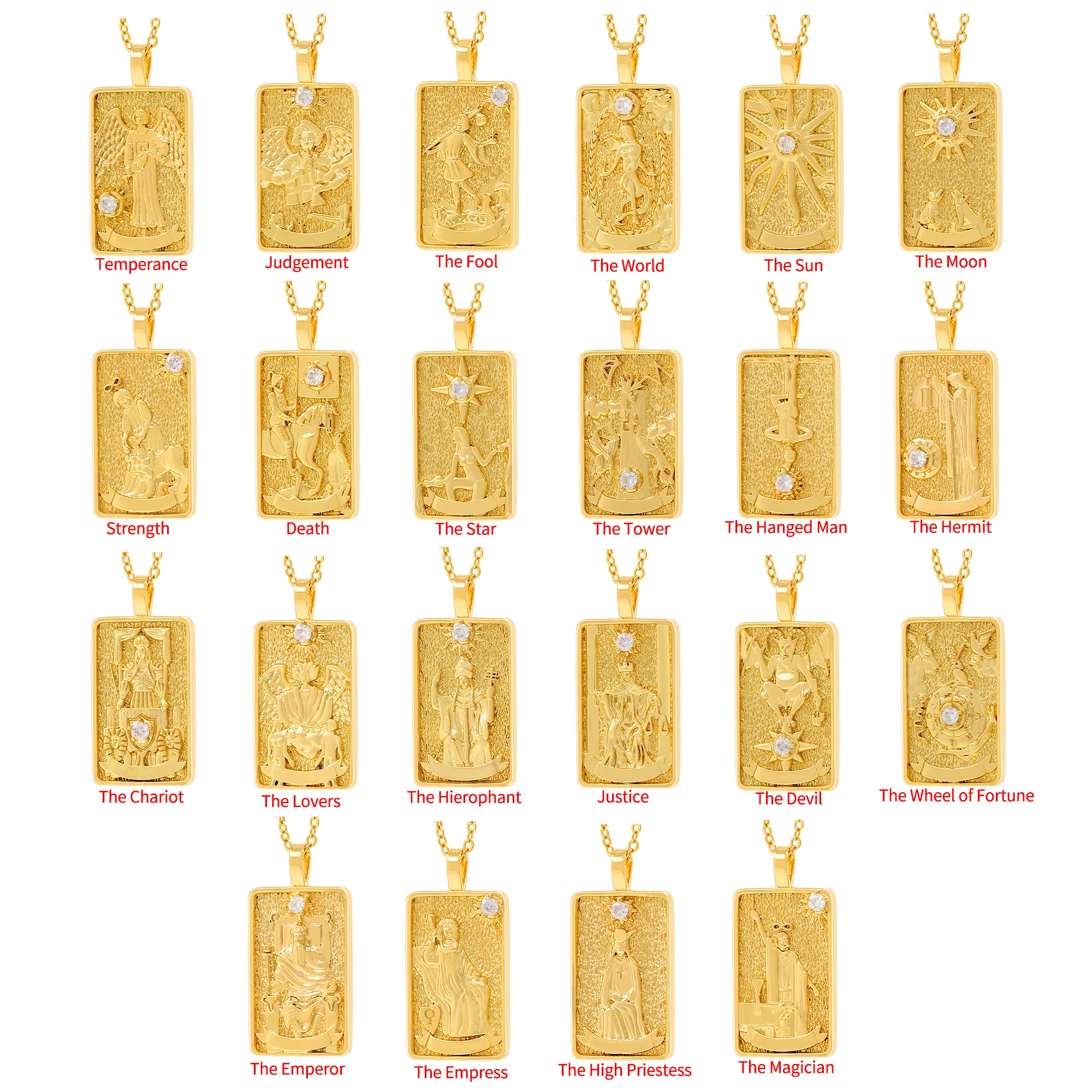 Factory Wholesale Manufacturer Customized Jewelry Gold Plated Copper Square Oracle  Tarot Necklace Accessories - Buy Metal Necklace Accessories,Gold Plated  Pendant Tarot Goth Avant Garde Occult Witchy Edgy Medieval Necklace  Accessories,Gold Plated ...