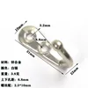 White nickel (excluding screws)