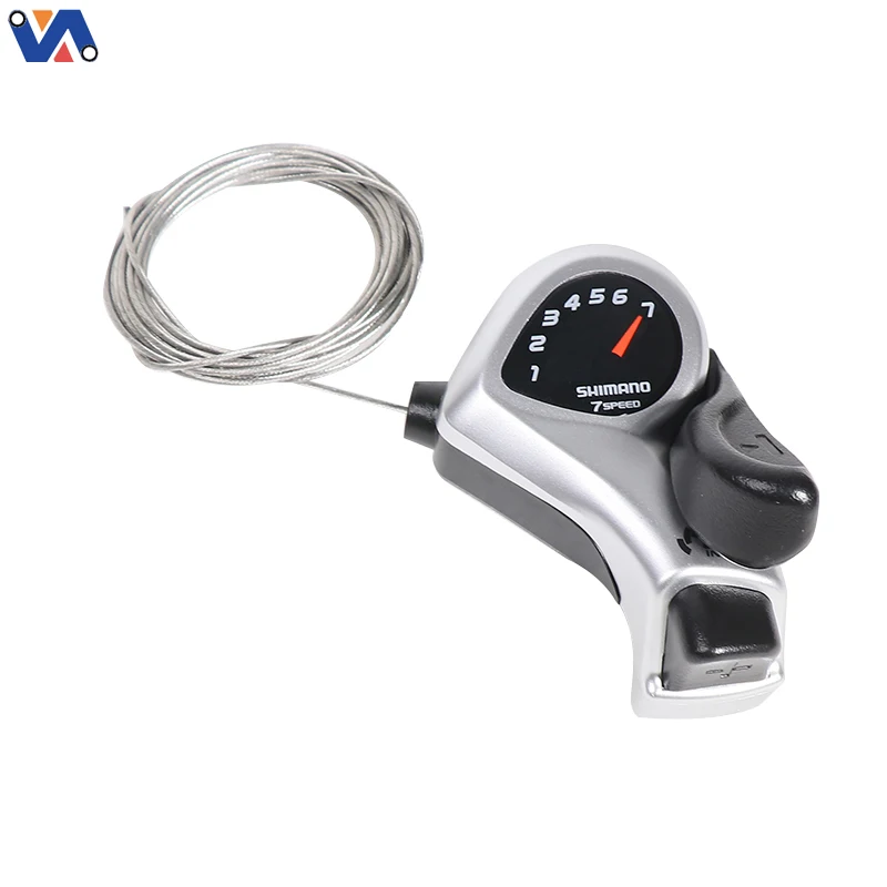 مقبض تبديل سرعات إبهام جديد صورة 7 للدراجة الكهربائية Engwe EP-2 Pro قطع غيار واكسسوارات مبدل تروس إبهام 7 سرعات بديل