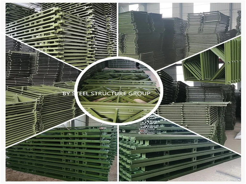 Steel Structure Truss Bridge Prefabricated Galvanized Steel Structure ...