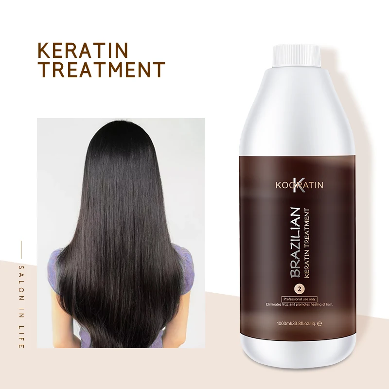Professional kooswalla brazilian keratin collagen hair straightening treatment