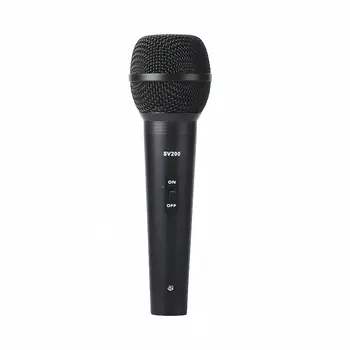 SV200 Multipurpose Cardioid Dynamic Vocal Microphone with On/Off Switch, With XLR Cable, Mic Clip,Handheld mic