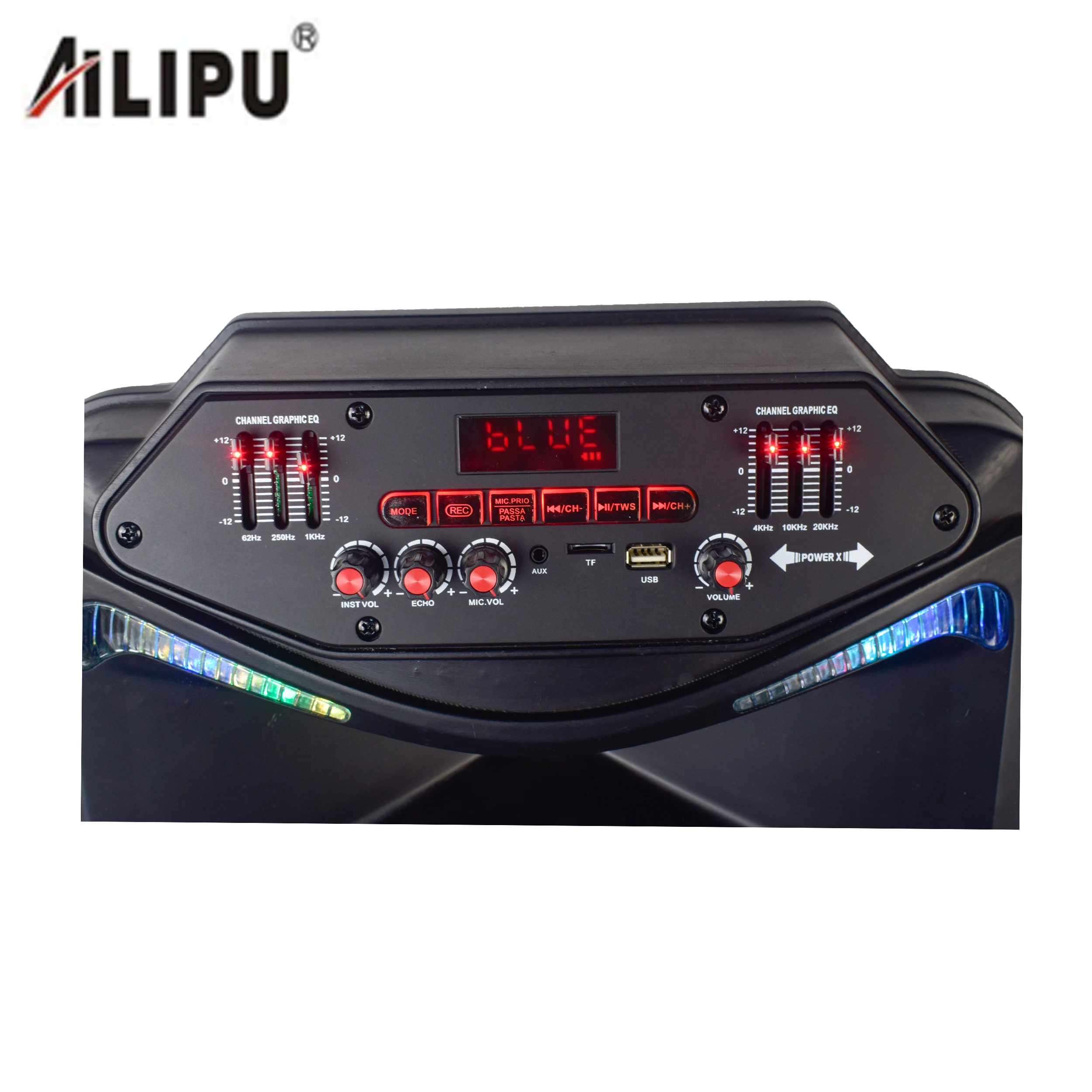 2023 Popular Design 15 Inch Private Mold  60 W Wireless Home Theatre Sound System Trolley Speaker