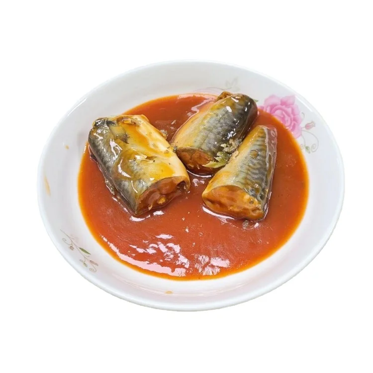 Canned Mackerel Fish In Spicy Tomato Sauce 425g Factory - Buy Canned ...