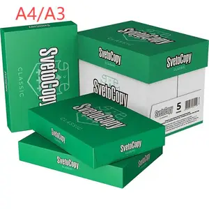 Custom Logo High Quality Indonesia A4 70 Gsm 80g Letter Sveto Print White A4 Size A3 Copy Paper Printer for Office