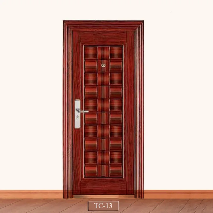 High Quality Smoke Gray Iron Security Door Hot Sale European Design Front Metal Door