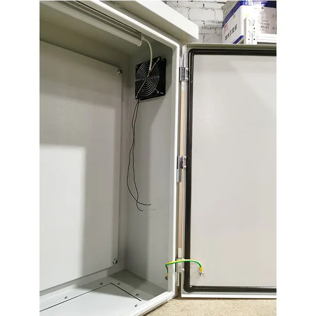 Fully Weld IP66 Aluminum Anodized Extrusion Enclosure With Vent Hood Outdoor Lithium Battery Cabinet Sheet Metal Fabrication