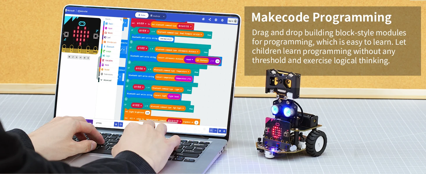 Hiwonder Nexbit Microbit Programmable Remote Control AI Vision Smart ...