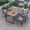 4 sedie + tavolo lungo 120*60