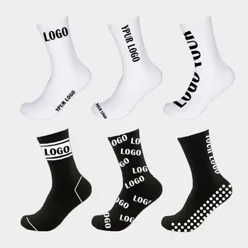 High Quality Designer Cotton Anti Slip Soccer Custom Team Grip Sports Socks