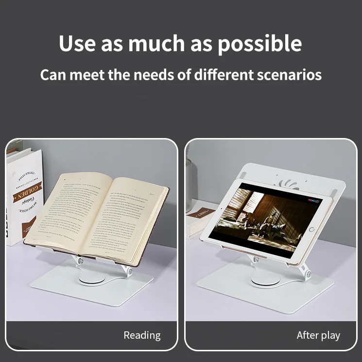 Новый кронштейн для ноутбука из алюминиевого сплава настольная вращающаяся подставка охлаждения планшета чтения