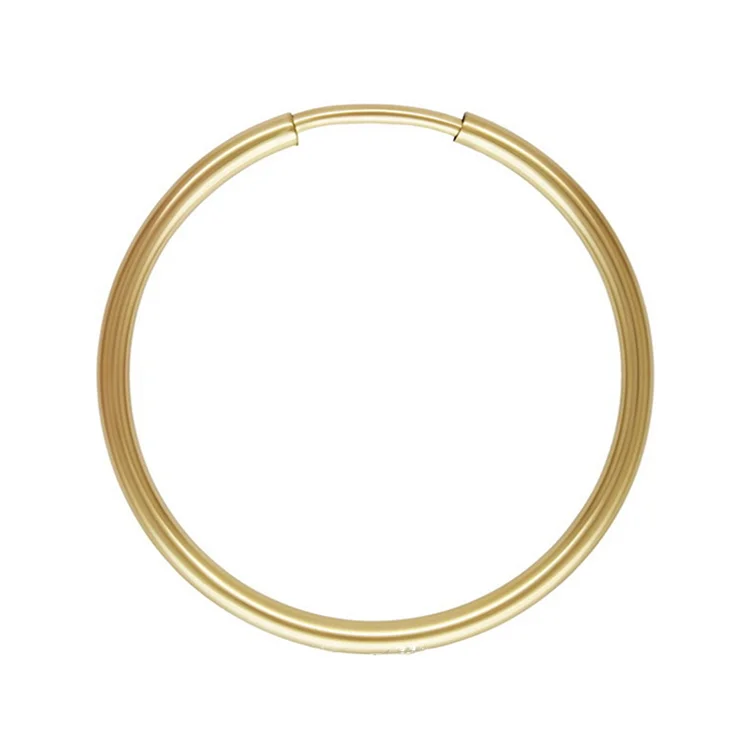 Real Gold Filled Hoops Earring Findings Wholesale Jewelry 14k Gold