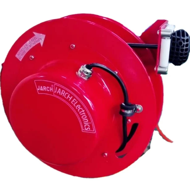 Dual Outlet Cable Reel Retractable Electric