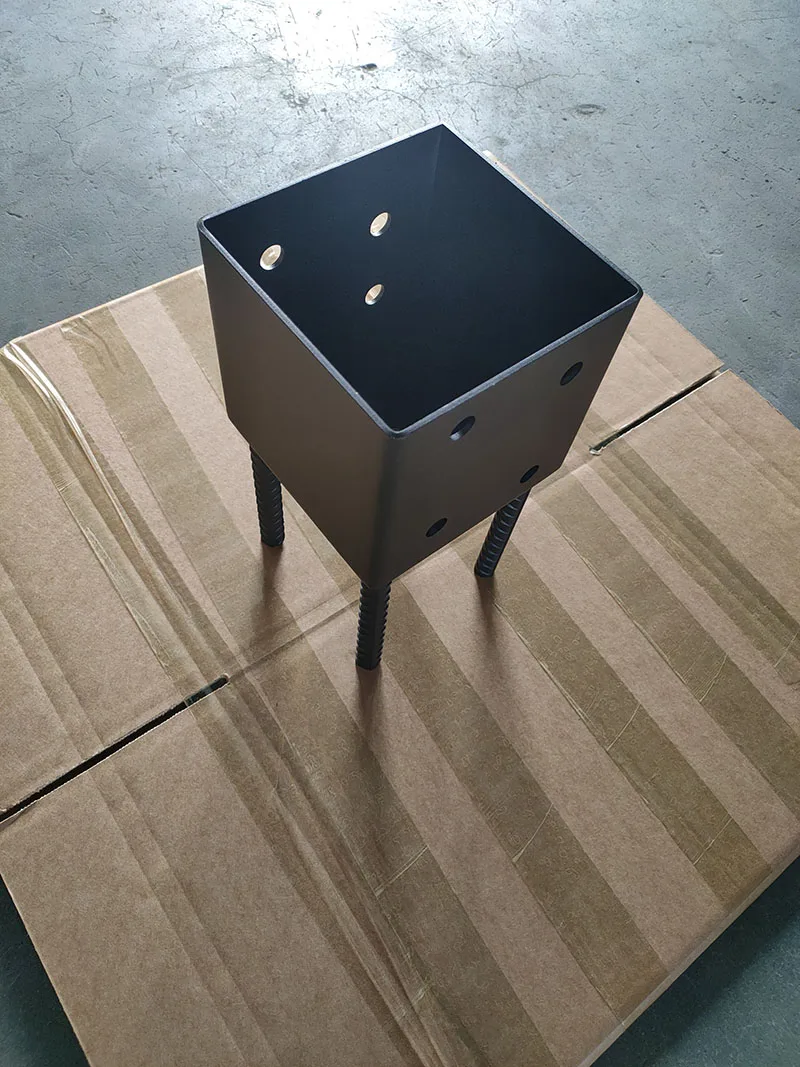 latest company news about 4 Pack Metal Post Base Holder Post Anchor Brackets Ground Spike  4