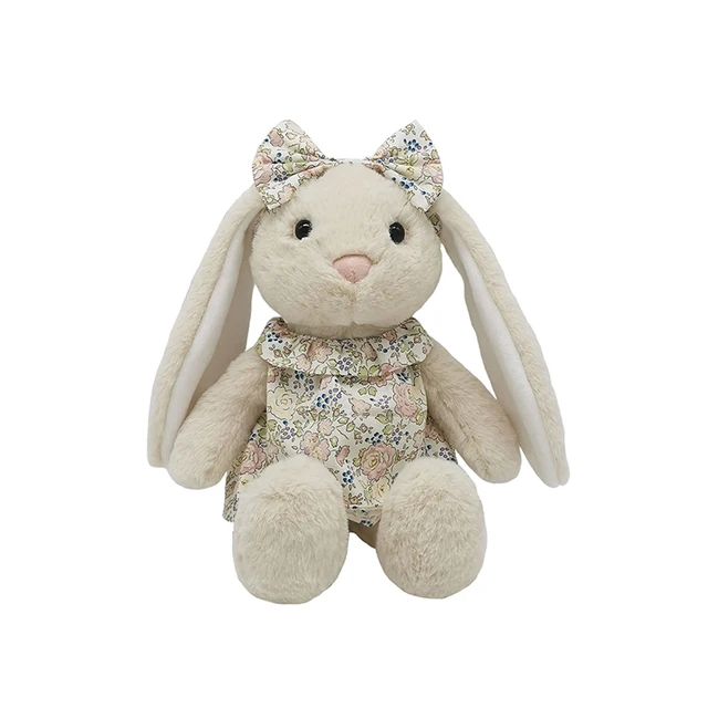 oem/odm 2023 Creative Christmas soft  Easter Rabbit Animal Educational Plush Bunny rabbit doll Toy For Kids