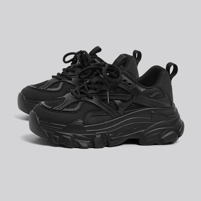 Breathable High Sole Womens Fashion Platform Casual Dad Shoes