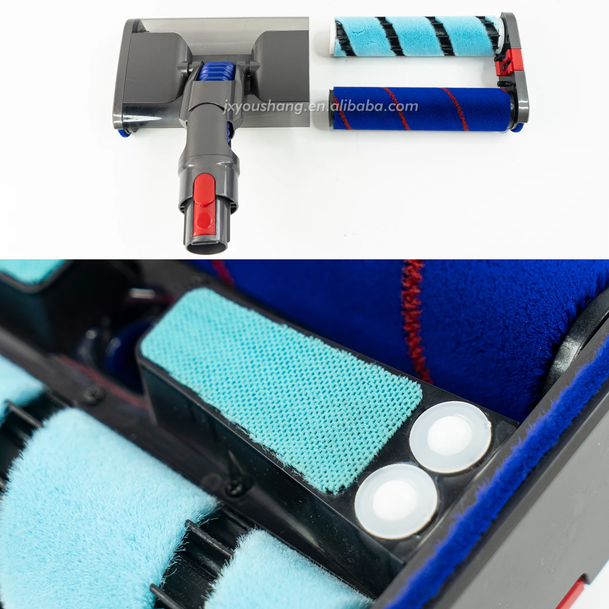 4 Small Wheels 2 Soft Roller Brush For Dysons V7 V8 V10 V11 V15