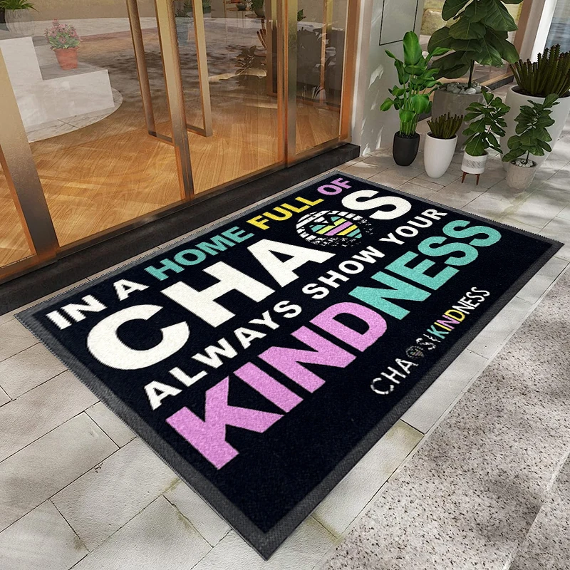 Custom Restaurant Customize Logo Entrance Floor Mats of Stores