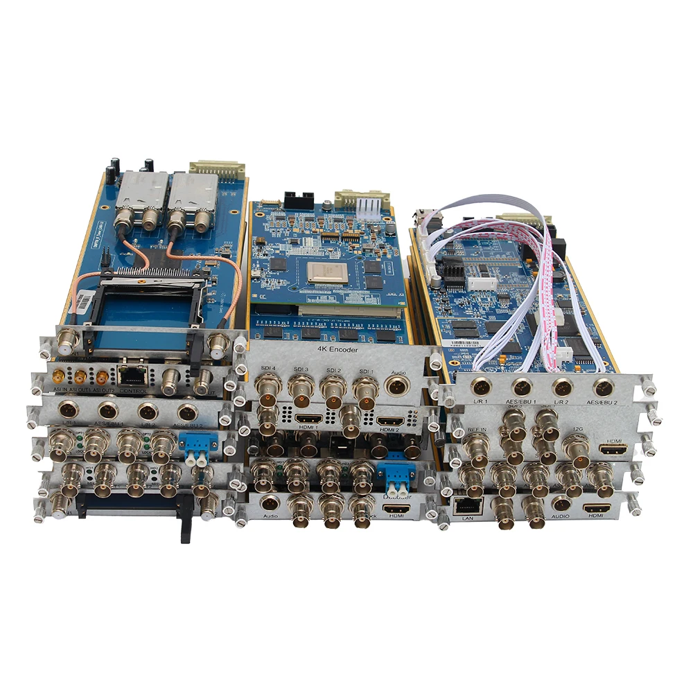Modular Type Multi Channel 9 ASI Input 6 ASI Output IP Input Output TS Multiplexer for Digital TV Headend