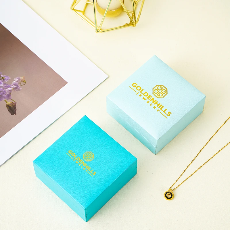 Custom Luxury Paper Portable Small Earring Necklace Bracelet Packaging Jewelry Boxes CMYK/Pantone Colors Embossed/Debossed Logo supplier