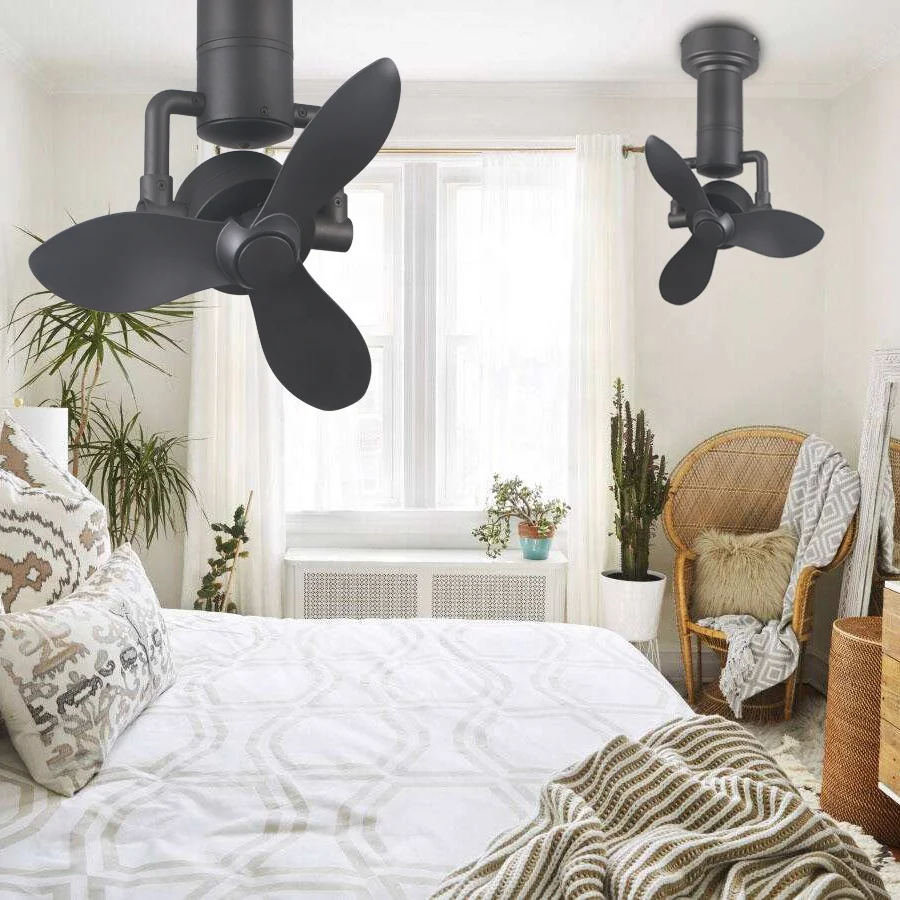 Door Fan Generic Shaking Head Ceiling Fan, 20inches Wall-mounted
