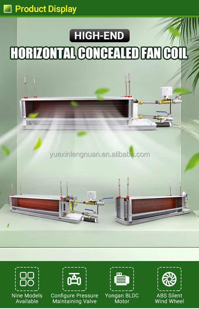 Fan Coil Unit, FCU, HVAC, Ceiling, Ducted - detail 4