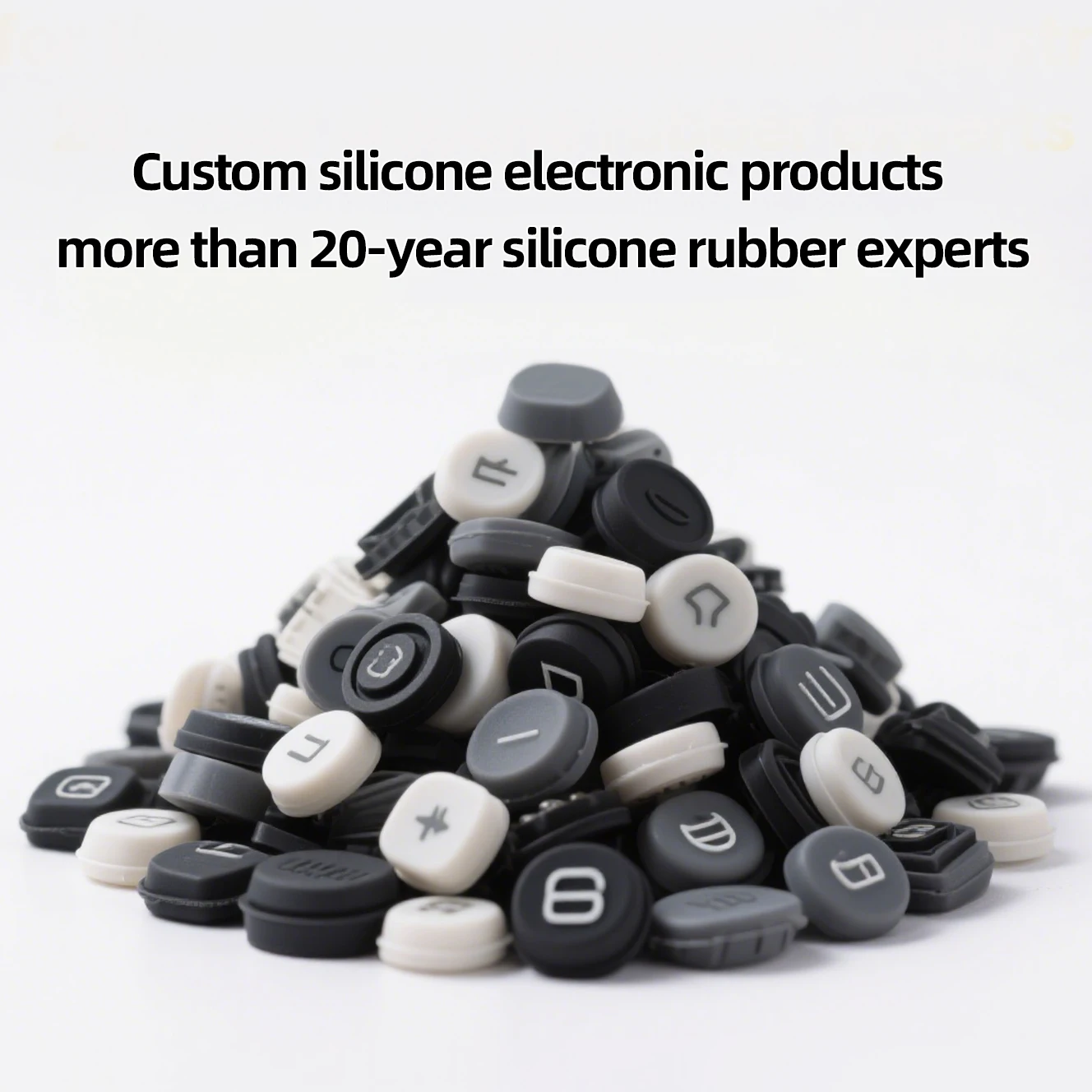 product customizable durable soft   touch  silicone electronic buttons for electronics remote controls  keyboards-0