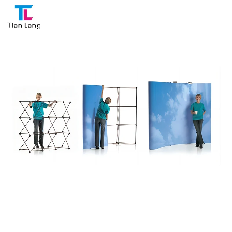 Tian Lang kohandatud trükkimine näituse jaoks kandev alumiiniumliitrammaga pingepüüdva tükuga kuvand, tausta staand päevadeks