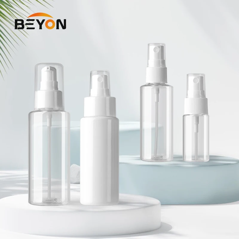 Spray Pet Bottles 20 ml  Plastic Bottle With Fine Mist Sprayer 20ml 50ml 80ml 110ml