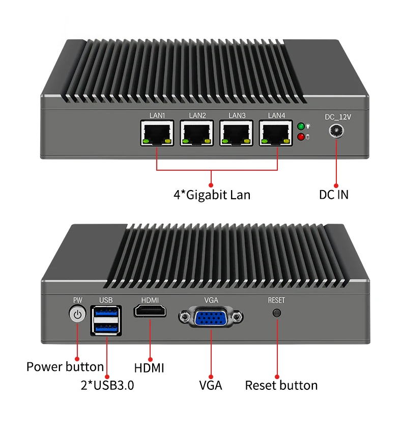 GuanFeng N2830 1u Vpn Server Network Appliance Opnsense Pfsense Hardware Router Pfsense