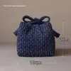 Dark blue check pattern