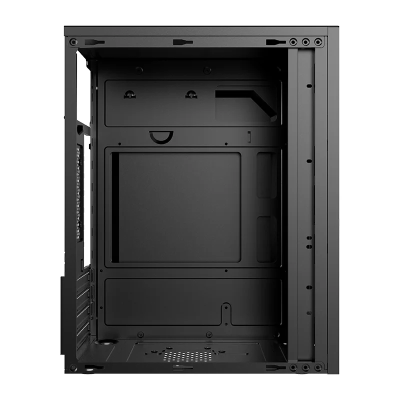 Low Price COOLMOON OEM Desktop Computer Gaming Mini Pc case A-ATX/ ITX SPCC Cheap Mid Tower Pc case Business Office Mini case Pc