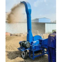 chaff cutter chopping machine wheat straw chopper shredder grass cutter forage chopper silage cutting machine