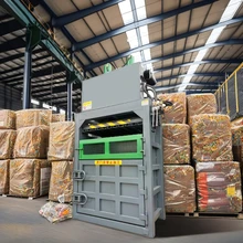 Hydraulic Vertical Baling Press Machine Waste Cardboard Plastic Metal Scrap Compaction  Baler Featuring Essential Motor Core