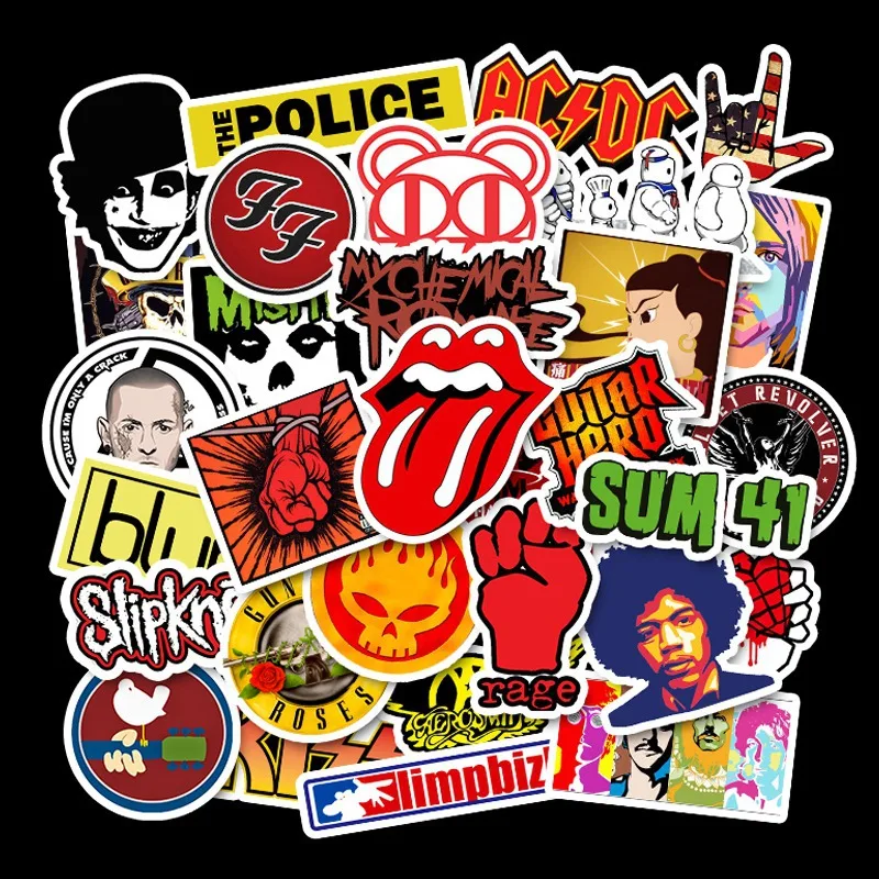 G5-01-01 Customized waterproof die cut vinyl decal adhesive label bumper stickers Custom company logo