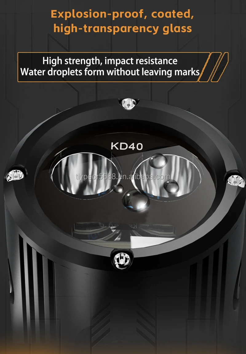 product tiypeor motorcycle high power 90w wireless switch driving auxiliary spotlight super brighter cnc aluminum fog light for atv utv-5