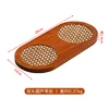 Double-headed round reed patch, 28*13*1.4 cm