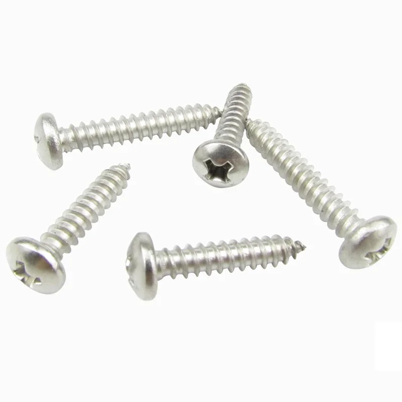 DIN 7981 C-phillips或按钮头自攻螺钉，带十字凹槽ISO 7049自攻