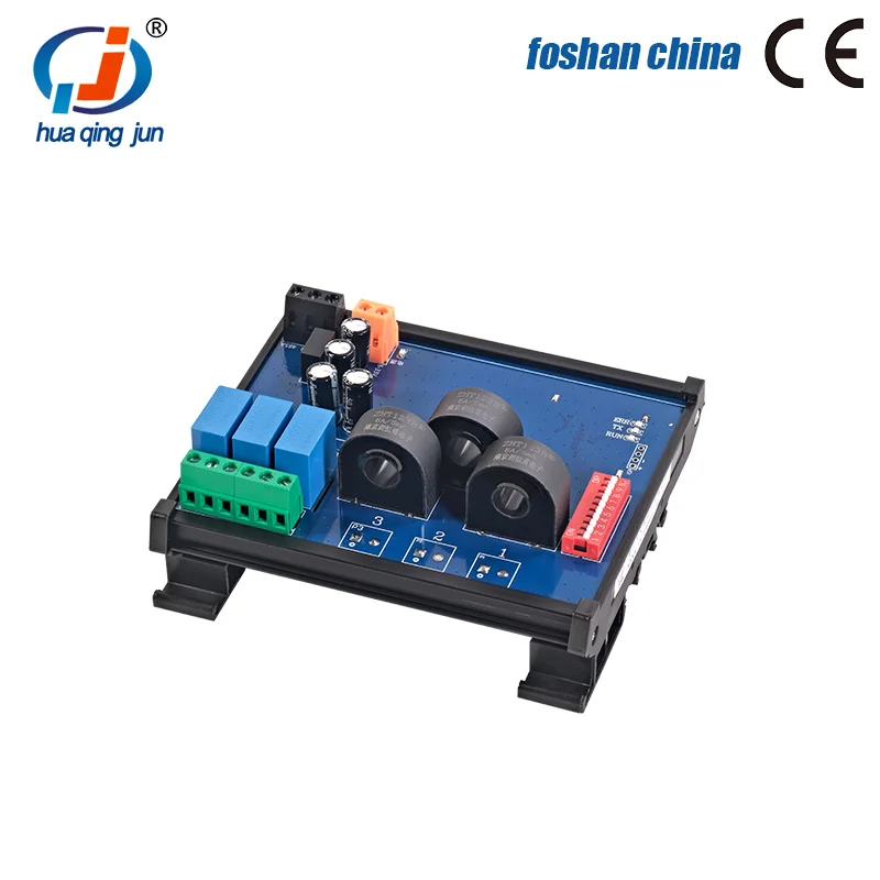 Huaqingjun 3-Channel RS485 Current Voltage Transformer Detect Module 0.01A High-Precision RS485 Modbus RTU Acquisition Module