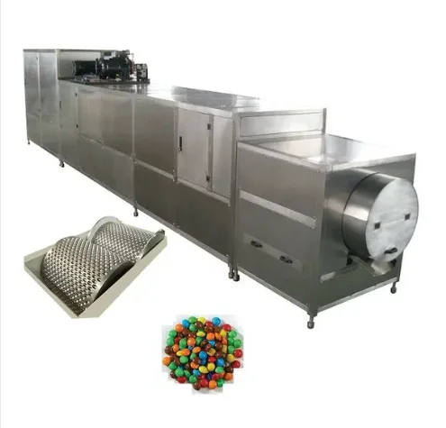 Chocolate M&m Smarties Ball Forming Machine Chocolate Bean Making Machine