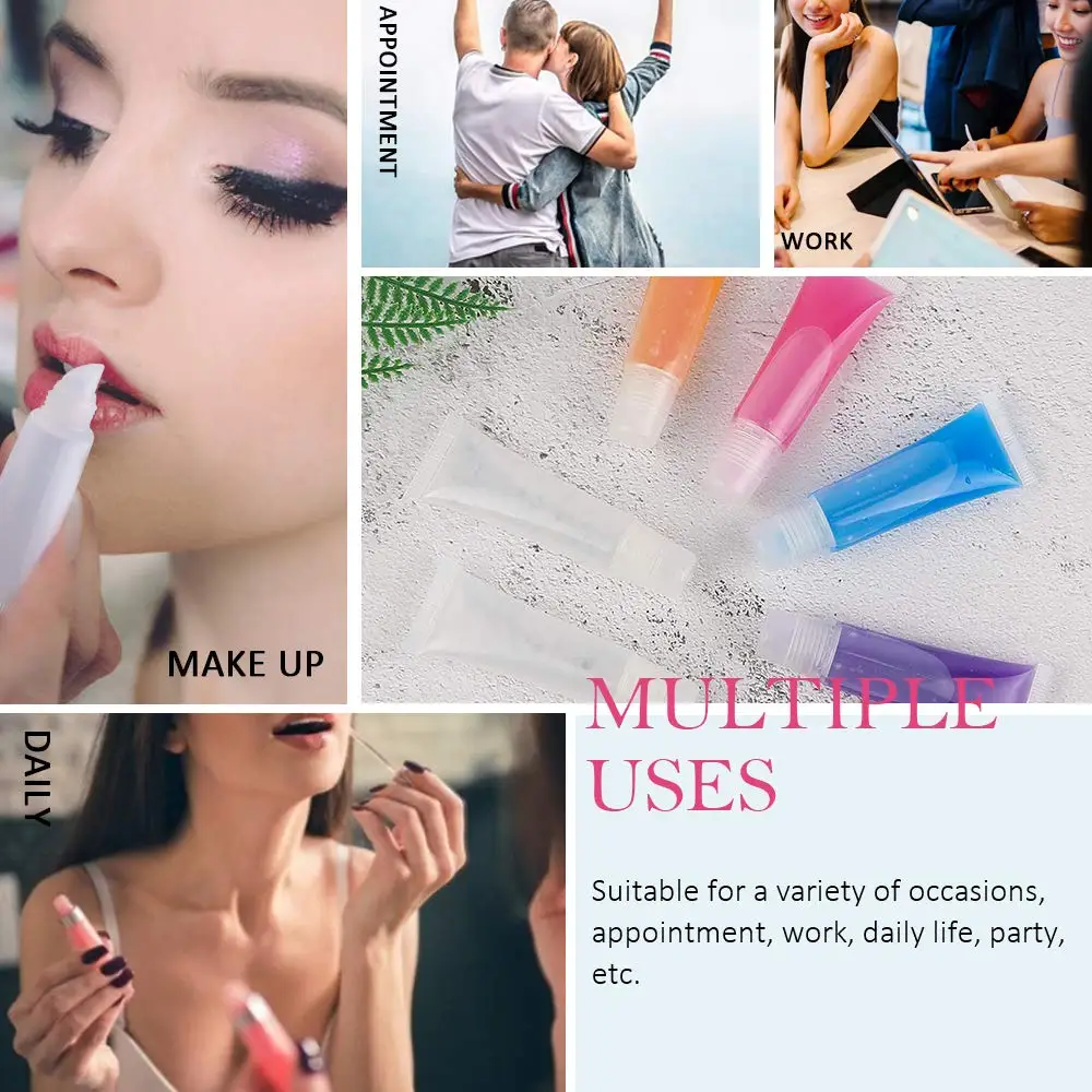 2022 Hot Selling  Cute Girl Bulk Empty Cone Lip Gloss Tubes Wholesale