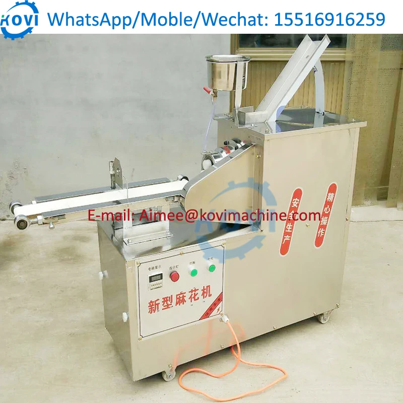 Low Price Soft Pretzel Maker Machine Twist Snack Potato Pellets Making Machine Wheat Flour Snack Fried Dough Twist Machine