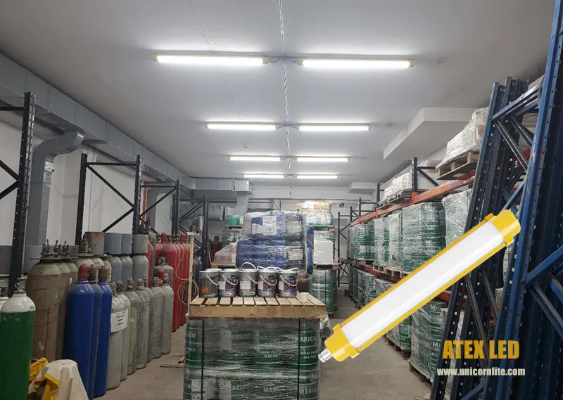 
led explosion proof lighting fixture120cm 40w 80w replace explosion-proof fluorescent light 