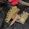 G10 Black Handle Gold Blade