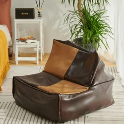 Bedroom eco leather bean bag filling for kids adults sitzsack comfort beanbag giant bean bag sofa NO 3