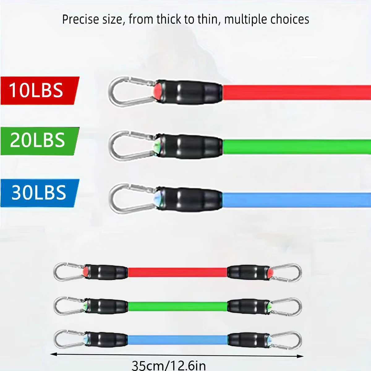 Fitness Gym Accessories Ankle Strap with 2 Buckles Model for Leg Glute product detail 3