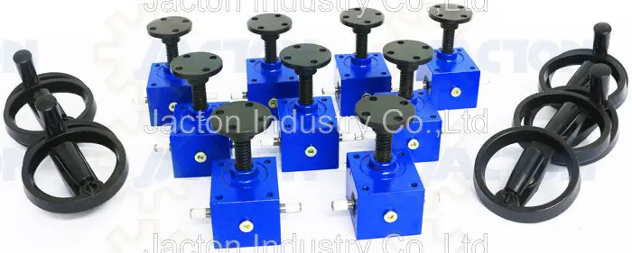 High Quality Small Hand Crank Worm Drive Jack 18mm Wheel Handle Mini