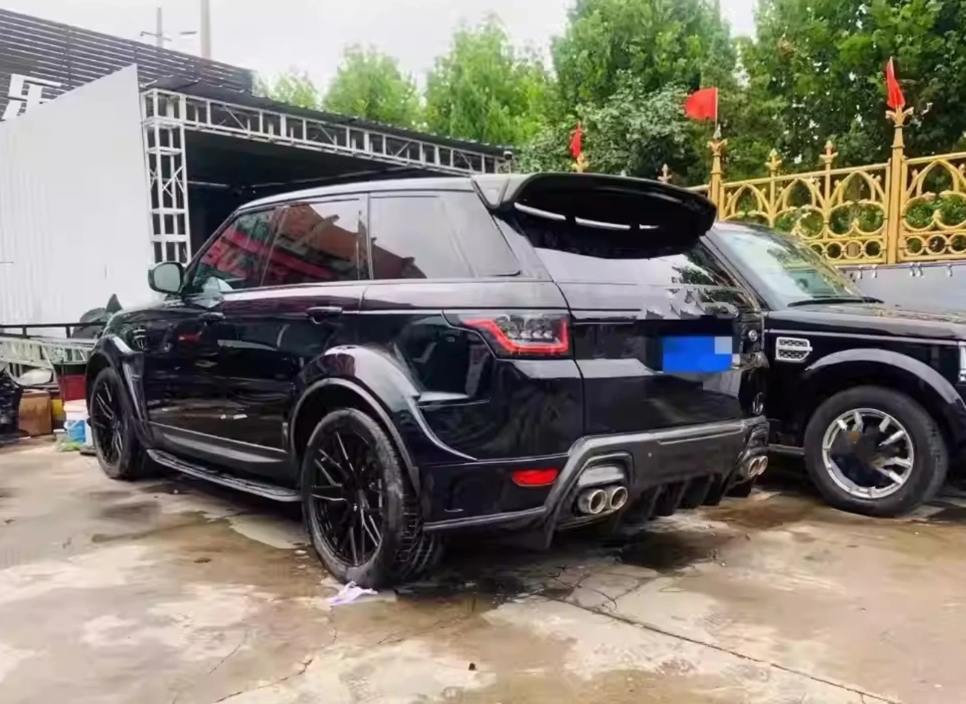Front Rear Bumper Side Skirt Wheel Eyebrow For Land Range Rover Sport ...
