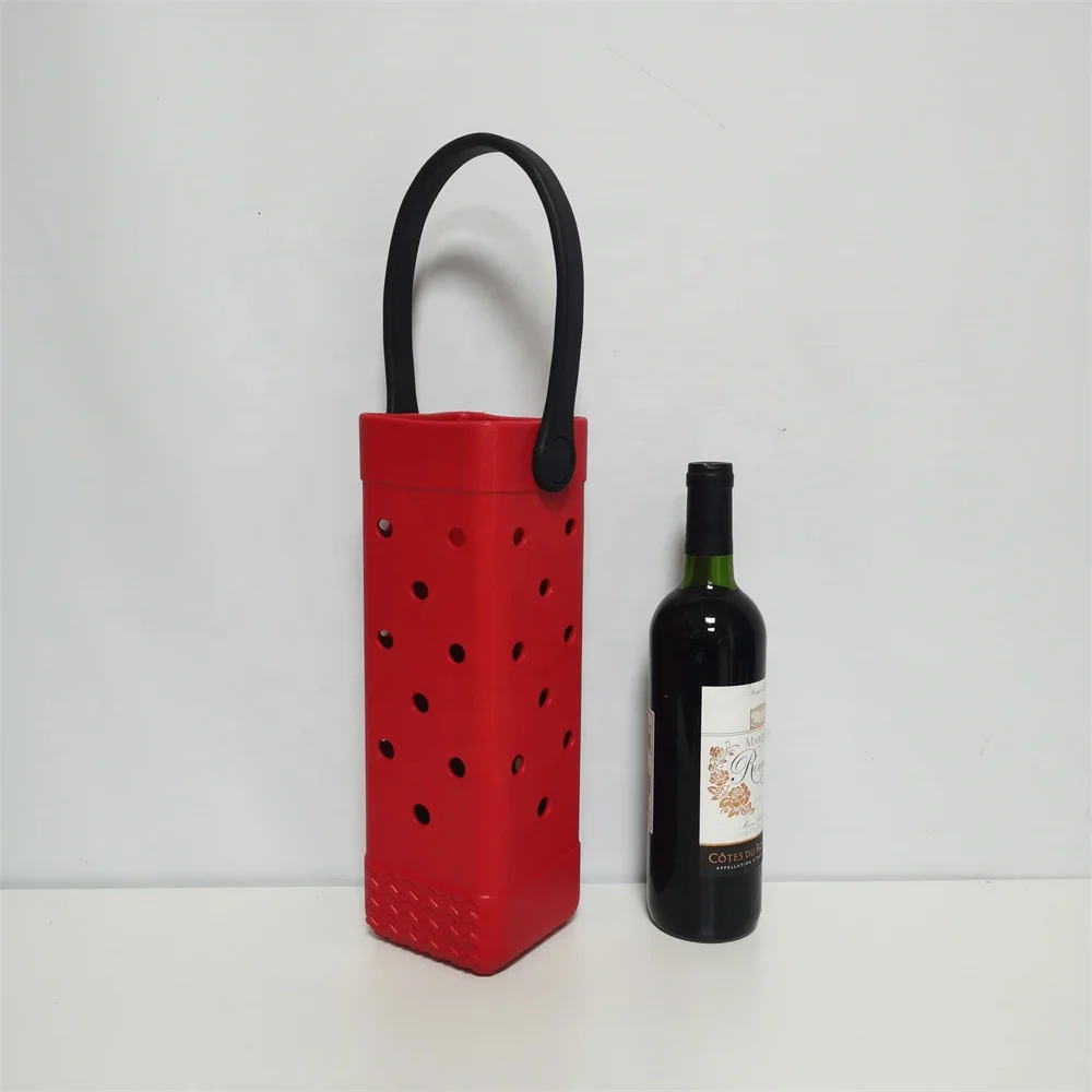 Carry Your Delicate Bottles Anywhere With The Eva Wine Tote Hotsale Diy